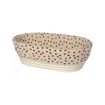 Now Designs - 10" Oval Banneton Liner Dot